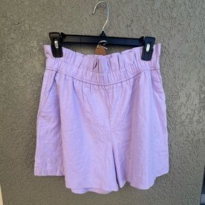 Lavender 💜 linen shorts with pockets